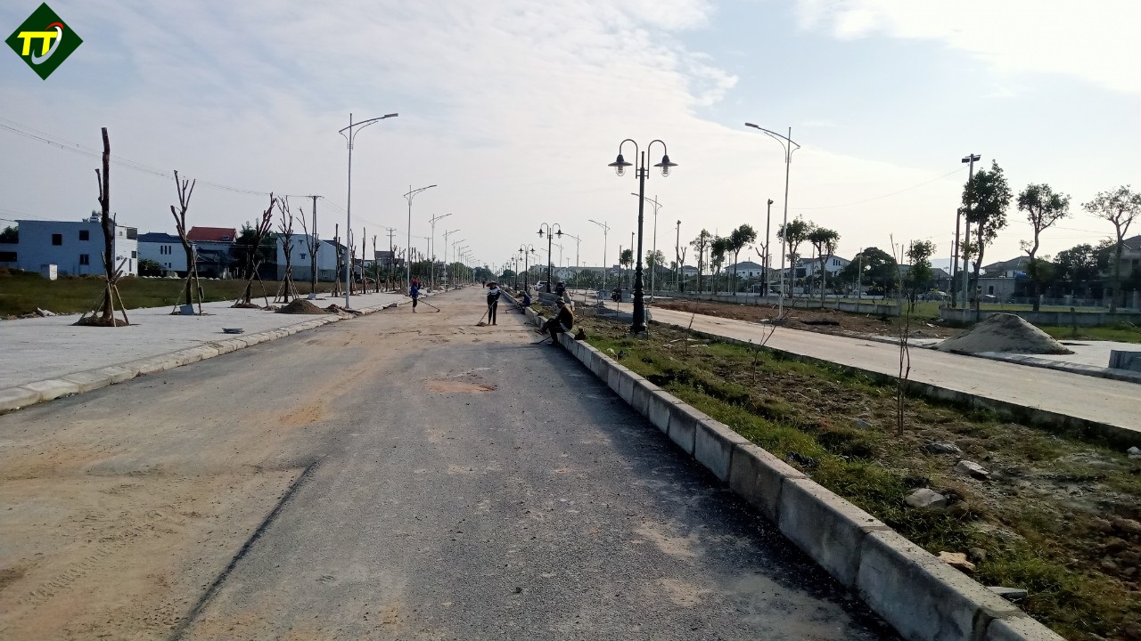 Công trình thuộc đường trung tâm thị trấn Quán Hành, huyện Nghi Lộc, Nghệ An